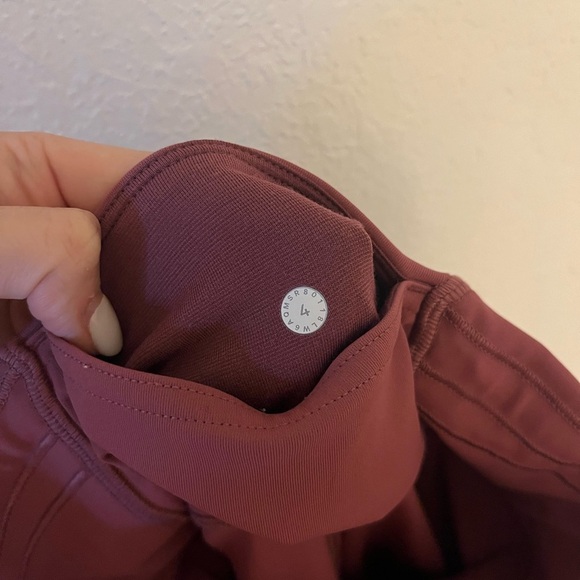 Lululemon Train Times Crop 21” - So Merlot - Picture 8 of 8